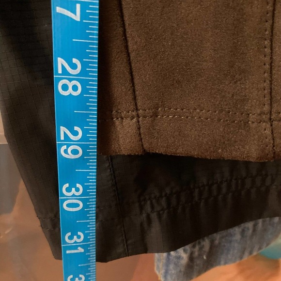 Stoosh Pants Womens Sz M Brown Microsuede Pull On Leggings Stretch High Rise‎ - Picture 10 of 11